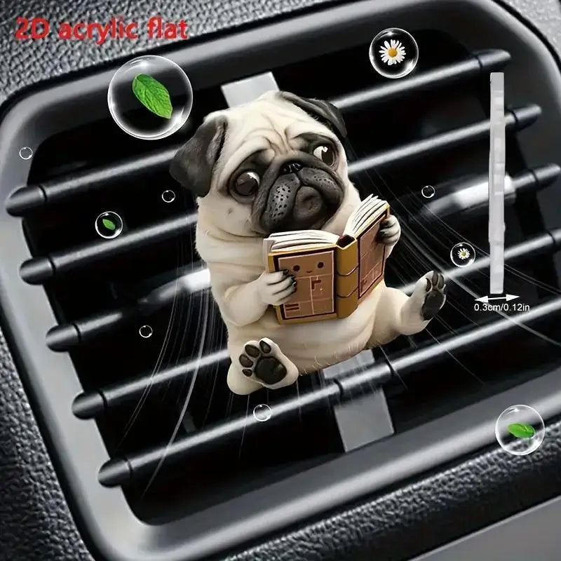 Car Vent Clip Air Freshener Jasmine Scent additional angle