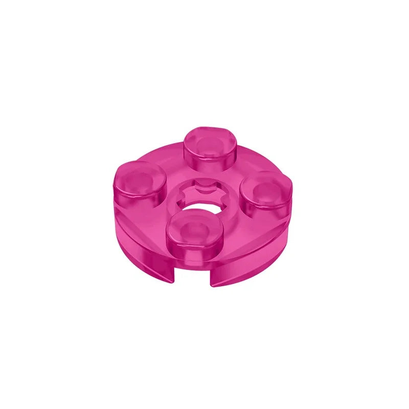 Gobricks GDS-609 PLATE 2X2 ROUND | Compatible Building Blocks for DIY Educational Models detail view