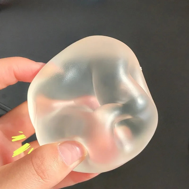 Transparent Mochi Squishy Toy | Coconut Oil Maltose Sensory Fidget for Adults lifestyle view