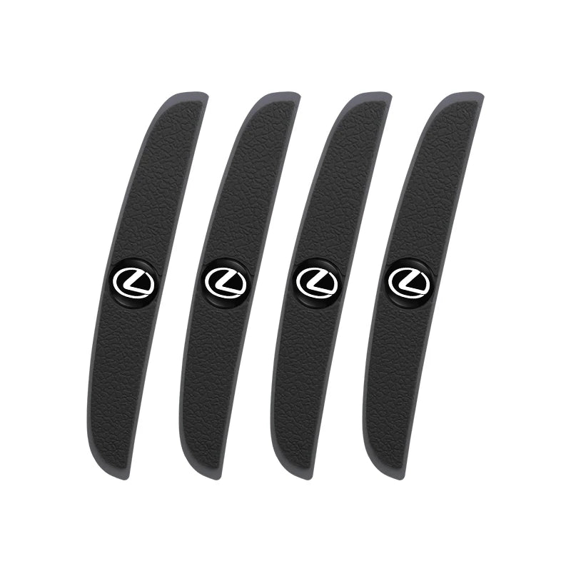 4Pcs Silicone Car Door Edge Protector Strips | Anti-Collision Pad for Lexus Models additional angle