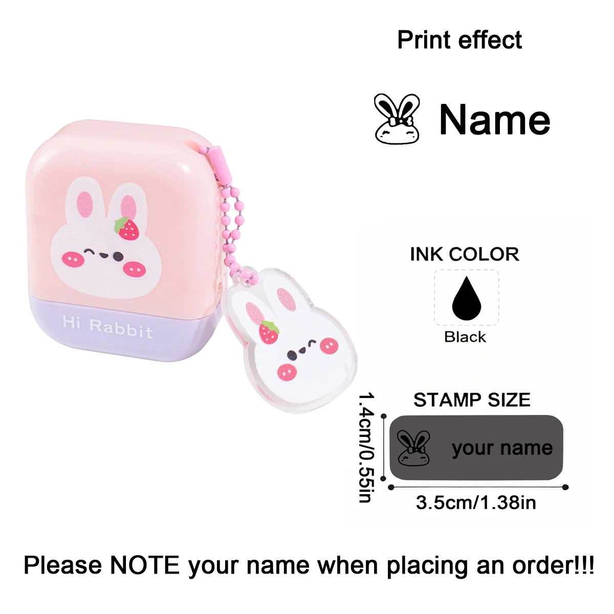 Custom Name Stamp for Clothes and School Uniforms | Personalized Belongings Marker alternate view