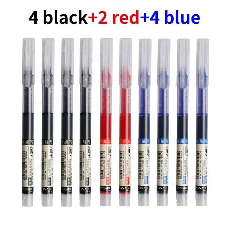 Needle Gel Pens Straight Liquid Ballpoint Pen Kawaii Stationery School Office alternate view