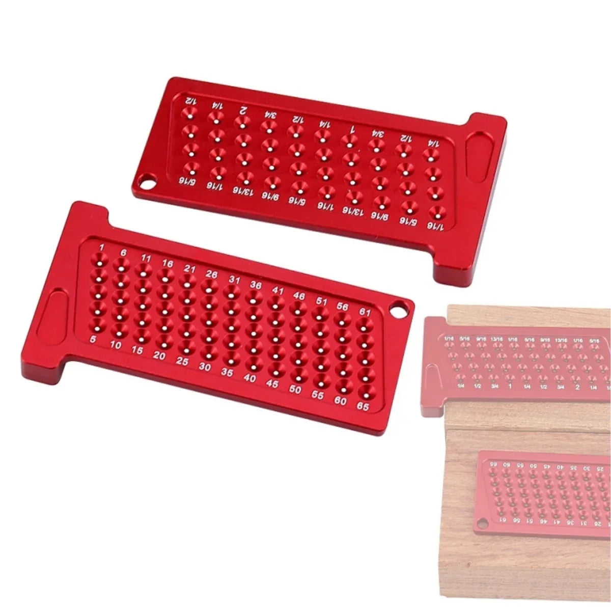 Woodworking Scribe Metric/Inch Precision T-Ruler | Aluminum Pocket Marking Gauge for Car detail view