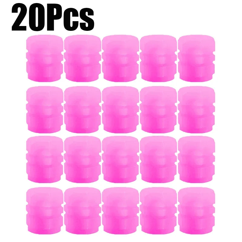Luminous Valve Caps for Car Motorcycle Bike Wheels lifestyle view