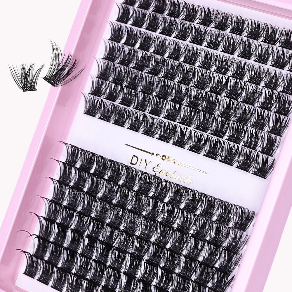 Lash Clusters 168pcs | DIY Wispy Individual Lashes 10-16mm D Curl alternate view