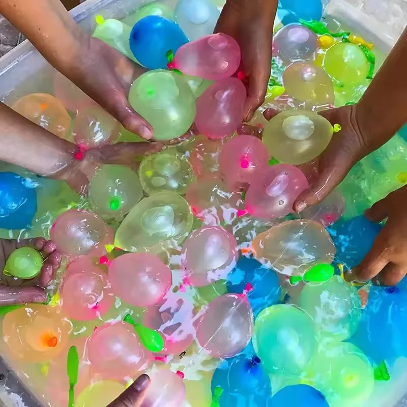 111Pcs Funny Water Polo Ball Bomb Summer Pool Party Polo Beach Summer Outdoor Quick-Fill Water Ball