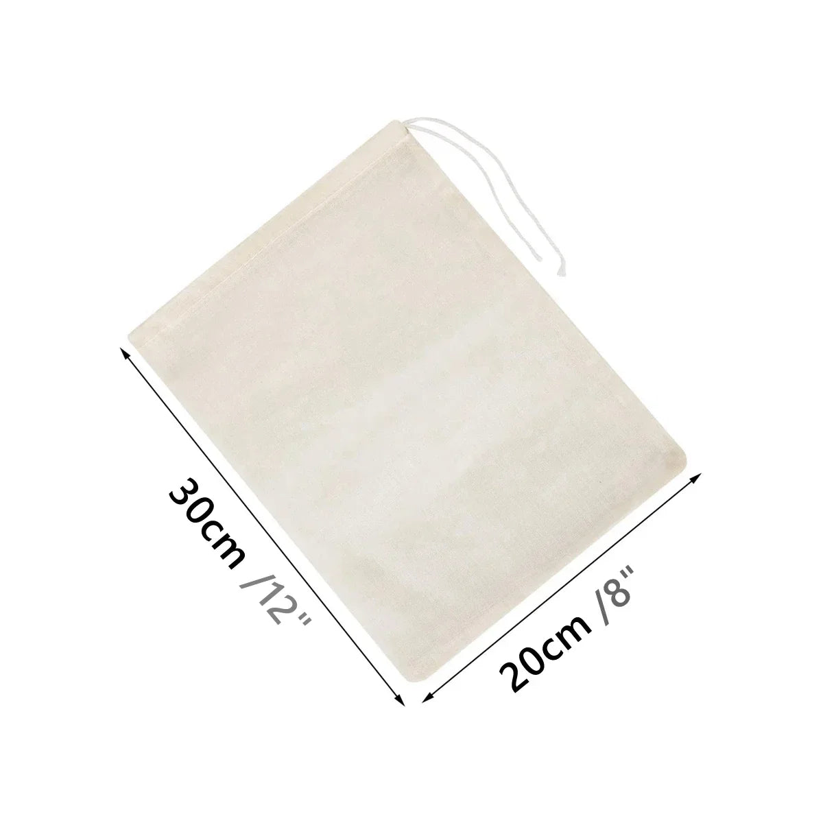Nut Milk Bag Home Kitchen Gadgets Dish Drainer Kitchenware Reusable Unbleached Useful alternate view