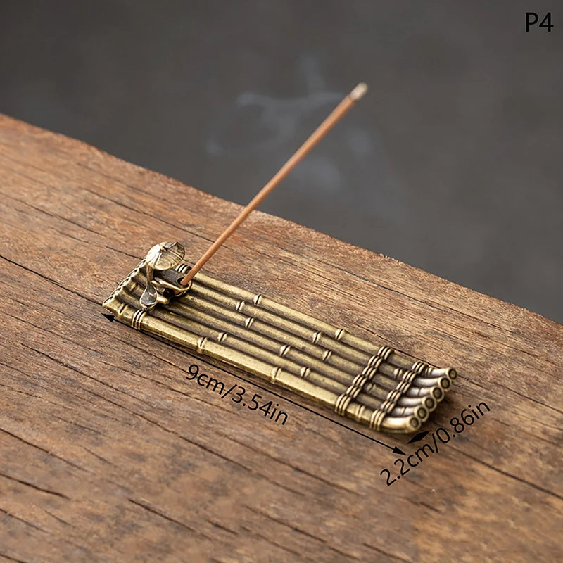 Traditional Japanese Incense Holder Old Men Fishing Boat Design | Aromatherapy Orname lifestyle view