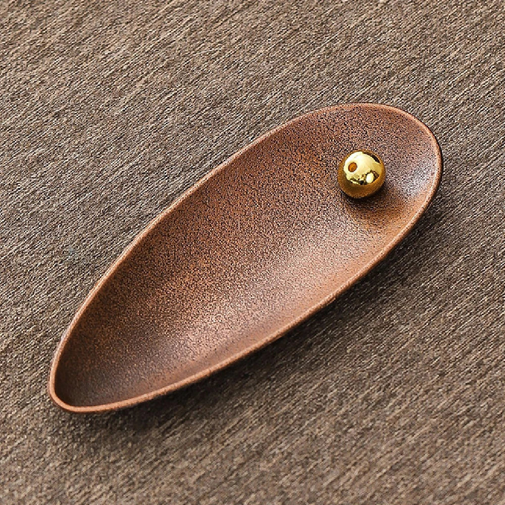Alloy Copper Bead Incense Holder | Zen Tea Ceremony Incense Burner additional angle