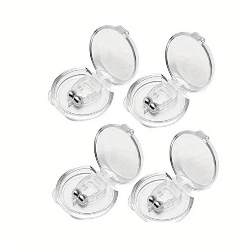 Silicone Magnetic Anti Snoring Nose Clip | Sleep Aid for Snoring Relief lifestyle view