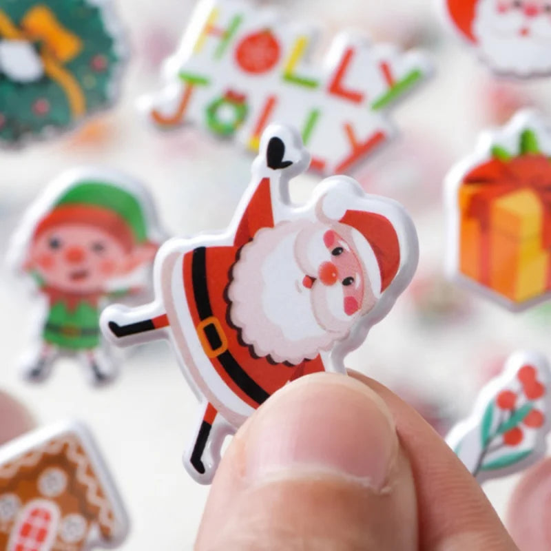 Christmas Bubble Stickers | 3D Holiday Party Decoration Set detail view