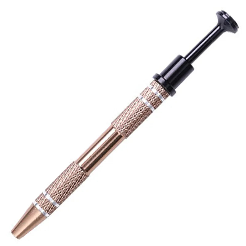 1Pc Surgical Steel Professional Push in Syringe Type Quad Prong, Small Bead Holder Grab detail view
