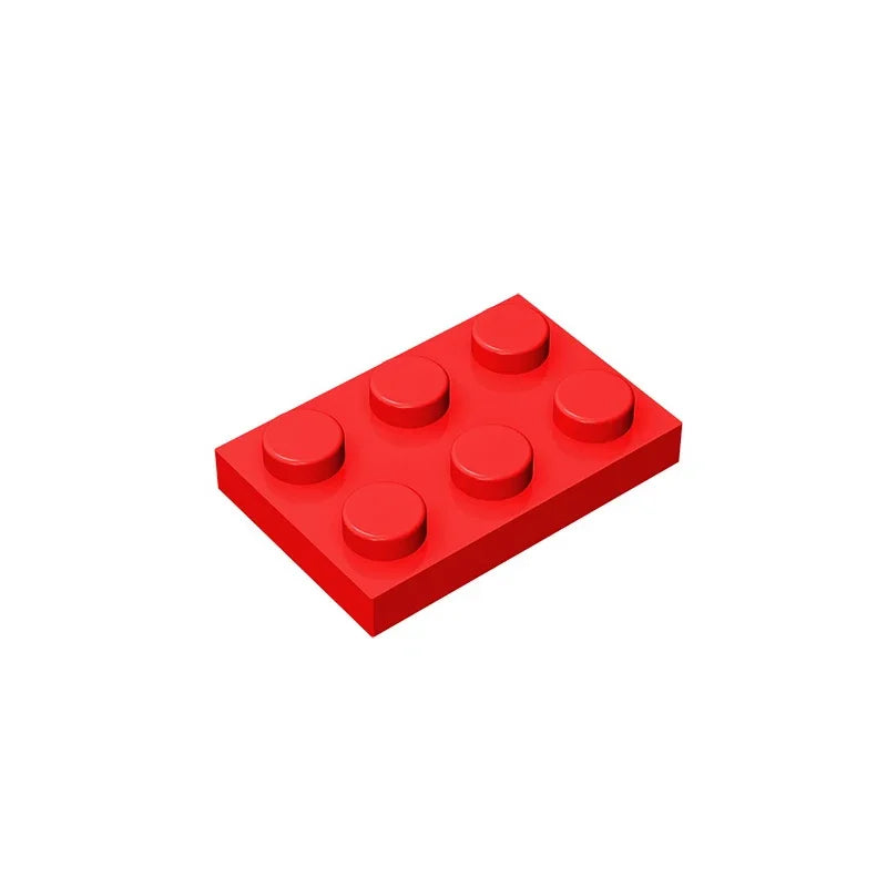 Gobricks GDS-510 Plate 2 x 3 | Compatible Building Block for DIY Projects additional angle