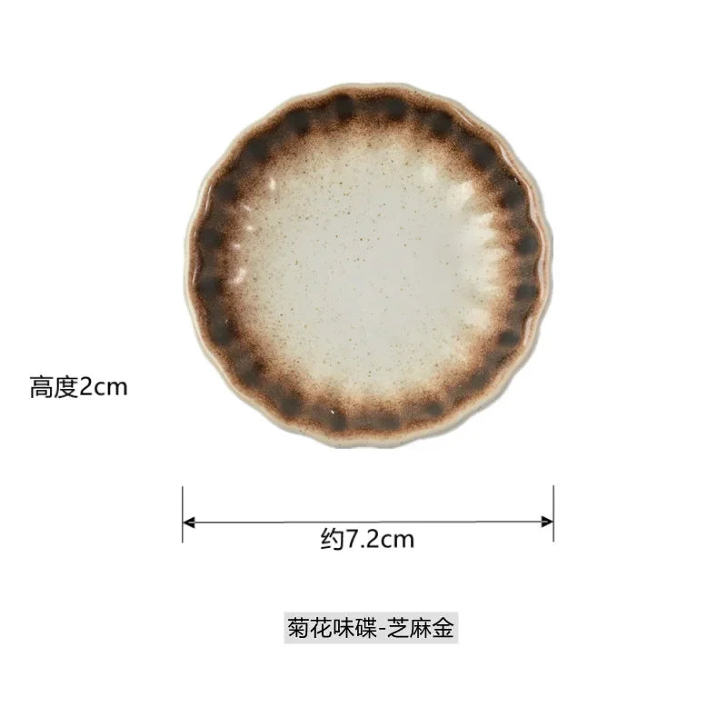 Japanese Sauce Dish | Ceramic Seasoning Dish for Barbecue and Snacks alternate view
