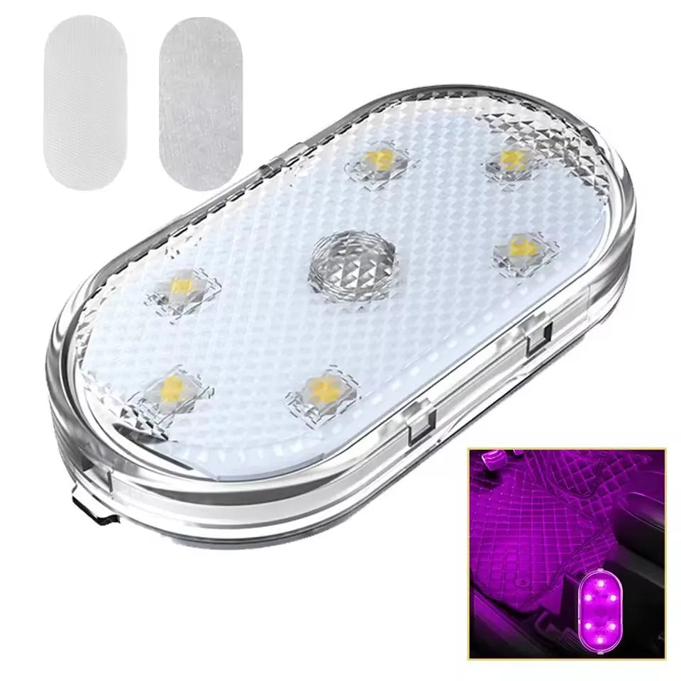 USB Charging LED Touch Light | Mini Wireless Car Interior Lamp for Trunk and Roof detail view