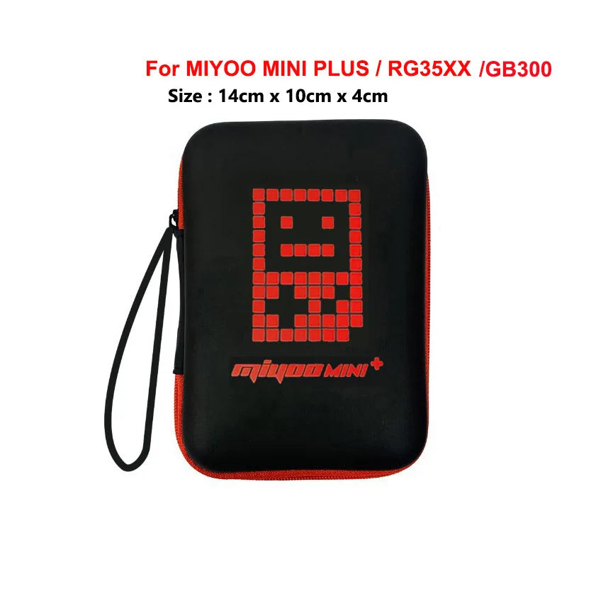 Portable Game Console Storage Case | Hard EVA Protective Travel Bag for R36S, Miyoo Mi close-up view