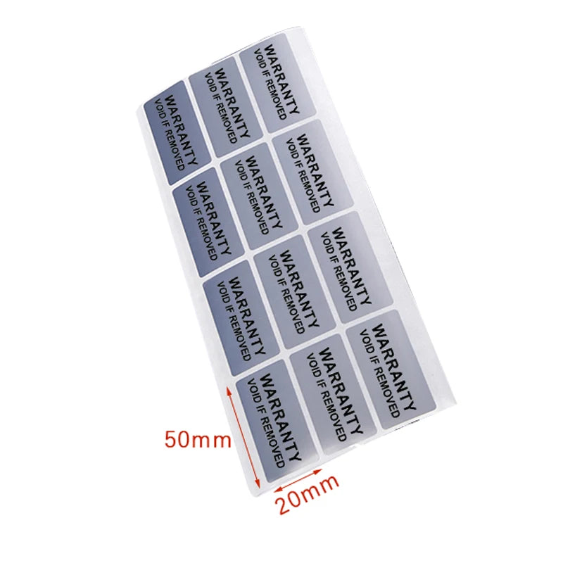 Tamper Proof Void Labels | Disposable Security Seal Stickers alternate view