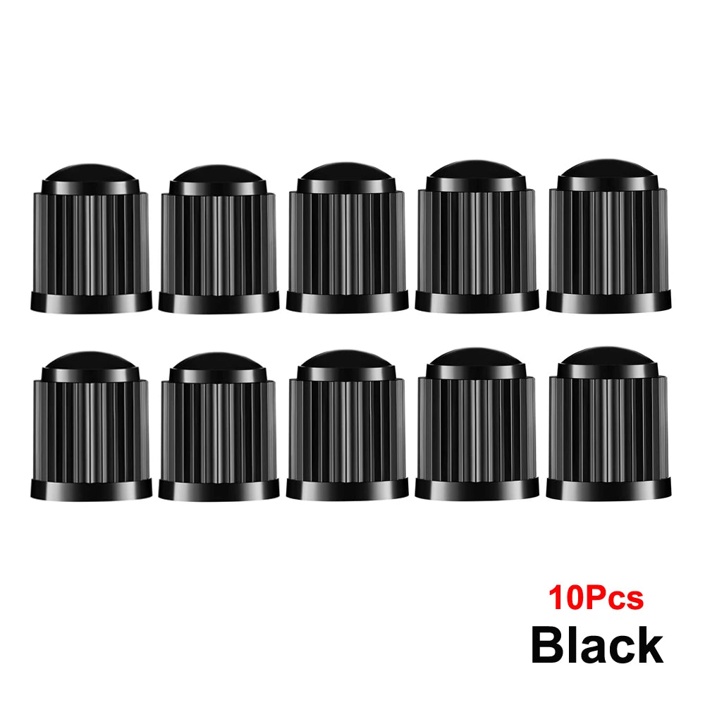 Plastic Tire Stem Valve Caps for Cars, SUVs, Trucks, Bikes and Motorcycles detail view