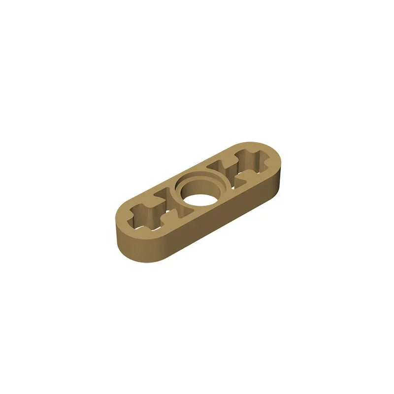 Gobricks GDS-689 Technical Liftarm Thin 1 x 3 | Building Block with Axle Holes Compati close-up view