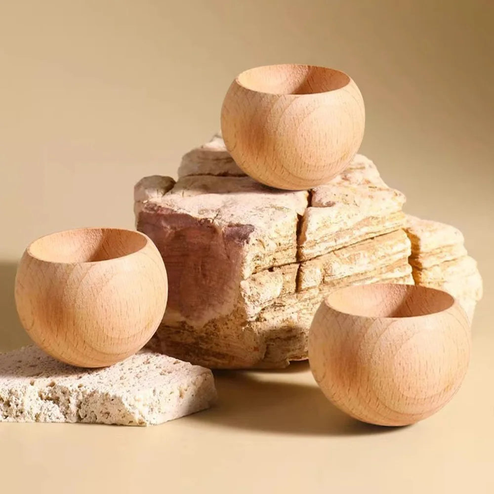 Creative Solid Wood Tumbler Fragrance Expander | Natural Reed Diffuser Set additional angle