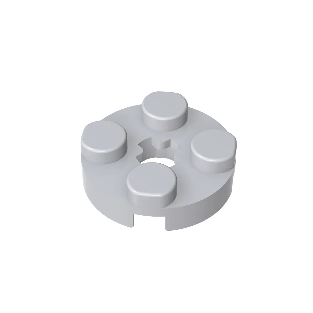 Gobricks GDS-609 PLATE 2X2 ROUND | Compatible Building Blocks for DIY Educational Mod lifestyle view