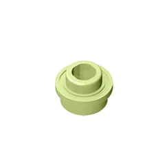 Gobricks GDS-603 PL.ROUND 1X1 W. THROUGHG. HOLE | Compatible Building Brick close-up view