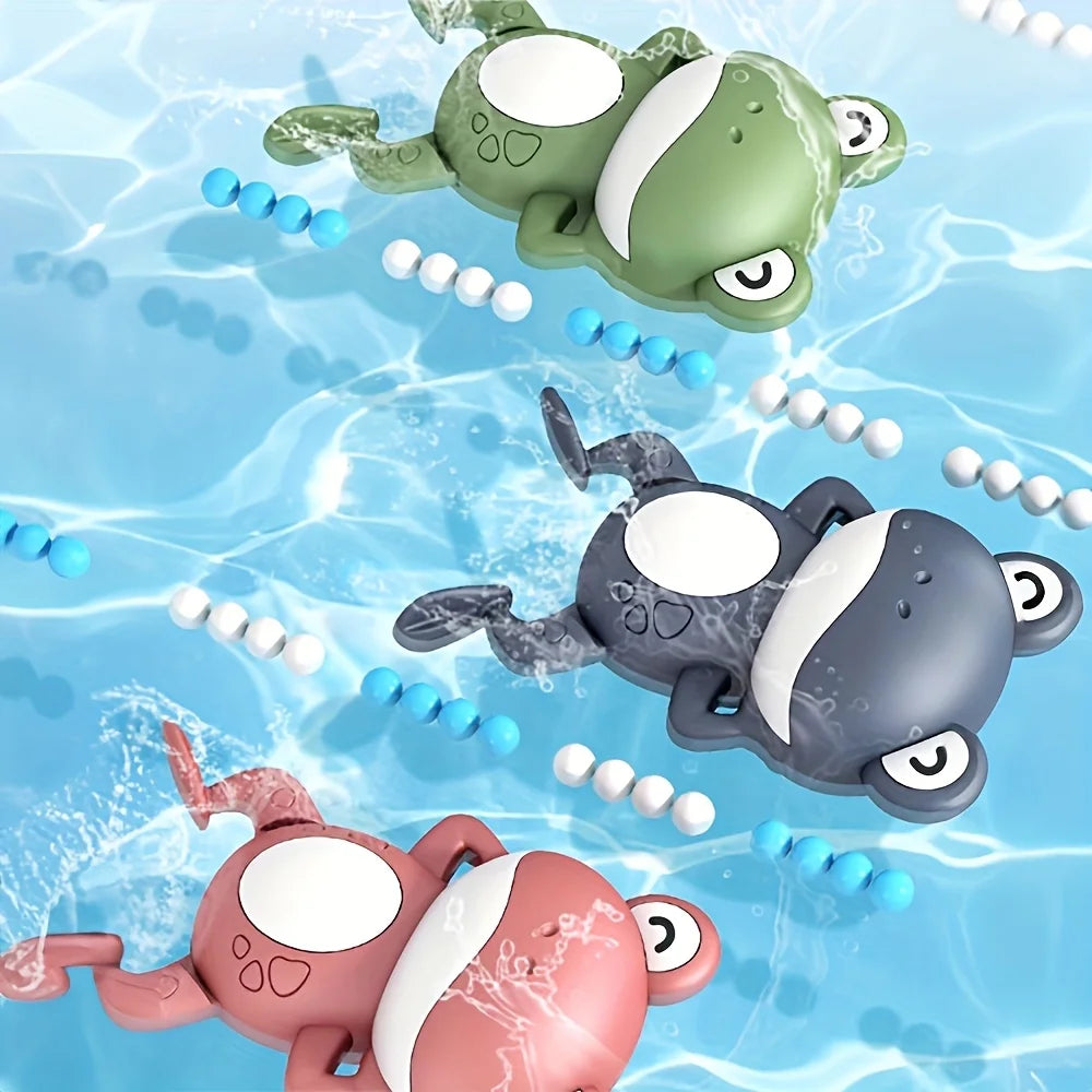 Frog Bath Toy - Non-toxic Plastic, Suitable for Water Games , Ideal Shower&Swimming Pool detail view