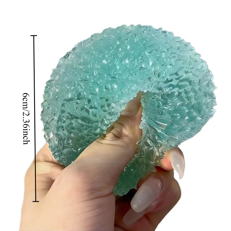Squishy Ice Ball Maltose Fidgets Toy Super Soft Pink Mochi Slow-rebound Squeeze Toy Anti detail view