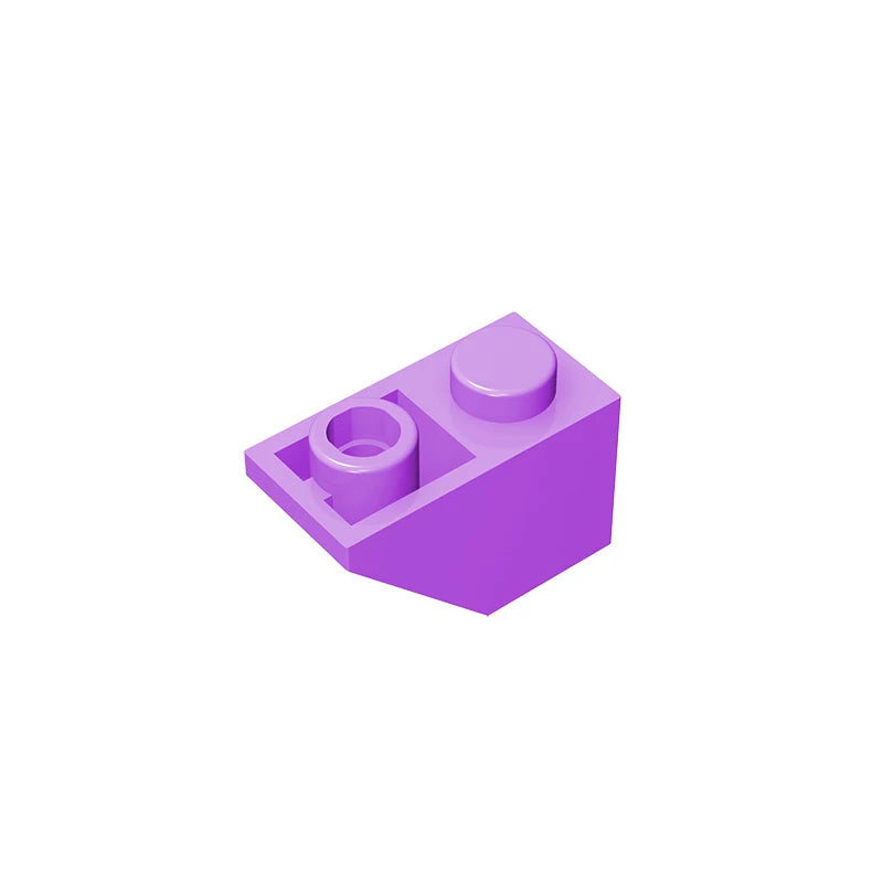 Gobricks GDS-597 Slope, Inverted 45 2x1 | Compatible Building Block for DIY detail view