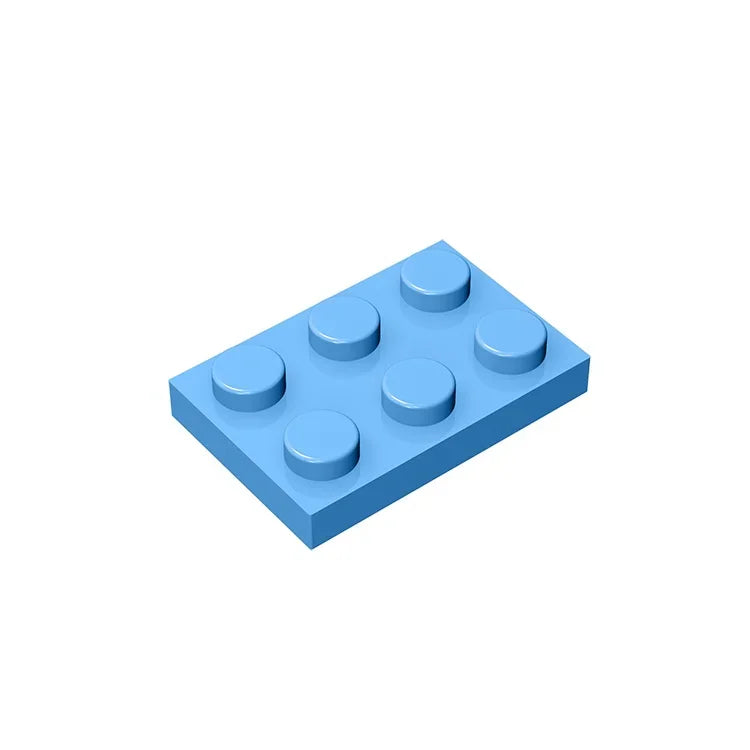 Gobricks GDS-510 Plate 2 x 3 | Compatible Building Block for DIY Projects additional angle