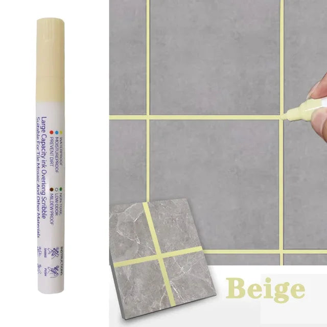 Waterproof Tile Marker Grout Pen Wall Seam for Floor Bathroom Kitchen Toilet Wall Sea lifestyle view