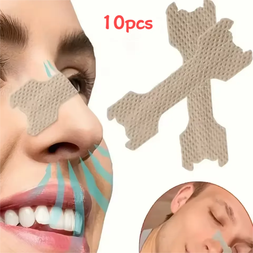 Nasal Snore Stopper Strips | Physical Expansion Nose Patch for Adults and Children close-up view