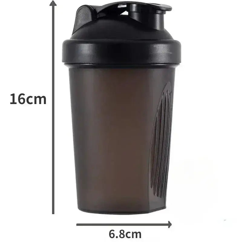New 400ML Blender Shaker Bottle with Stainless Ball BPA Free Plastic Protein Shakes L lifestyle view