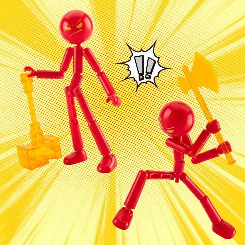 Multi-jointed Stickman Action Figure | 3D Printing Mannequin Toy alternate view