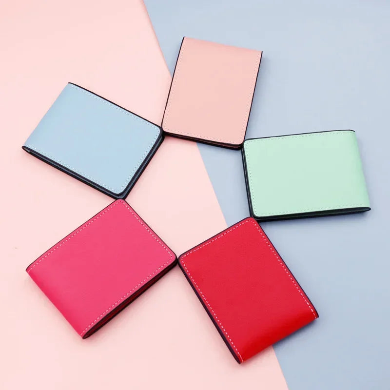 Ultra Thin Card Holder | Auto Driver License PU Wallet for Car Documents close-up view