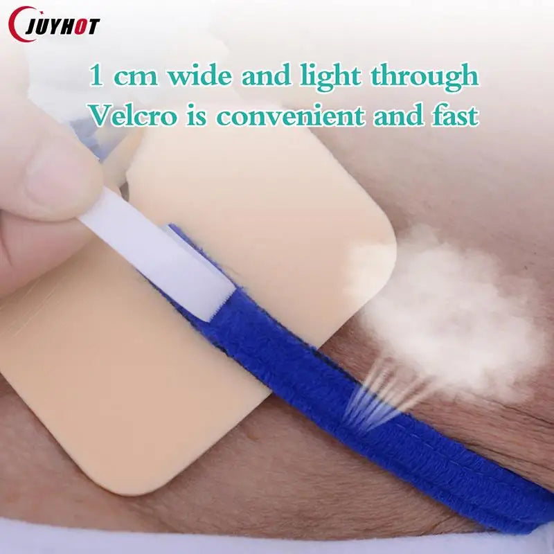 Ultra-Soft Tracheostomy Tube Holder | Adjustable Neck Support Strap additional angle