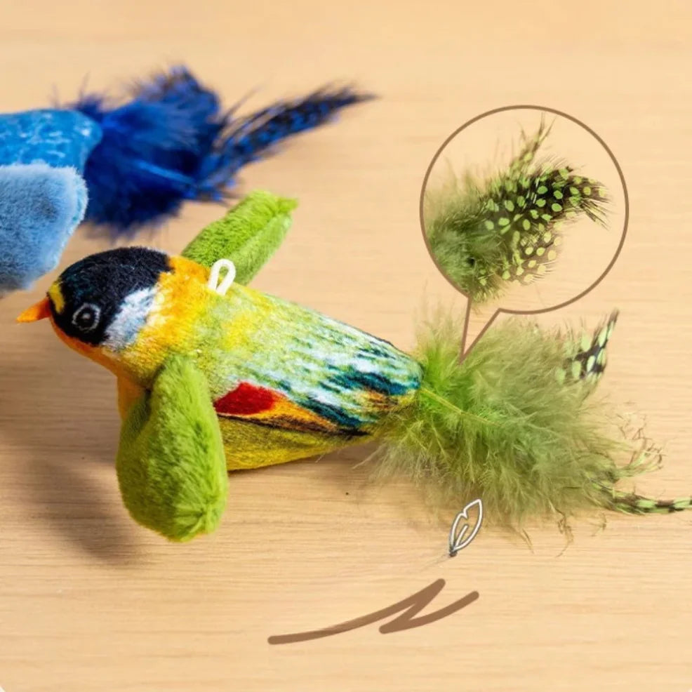 Birds Cat Toys Indoor Interactive Cat Toy for Cats Chasing Teasing Toy Sounding Catni lifestyle view
