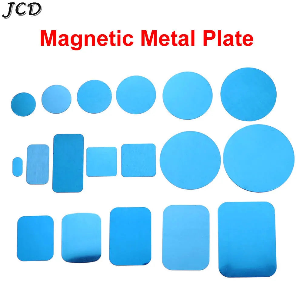 Silver Magnetic Metal Plate for Phone Holder 10 Pcs