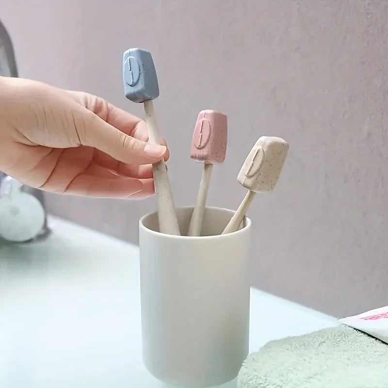 Travel portable toothbrush box toothbrush protective cover toothbrush box lifestyle view