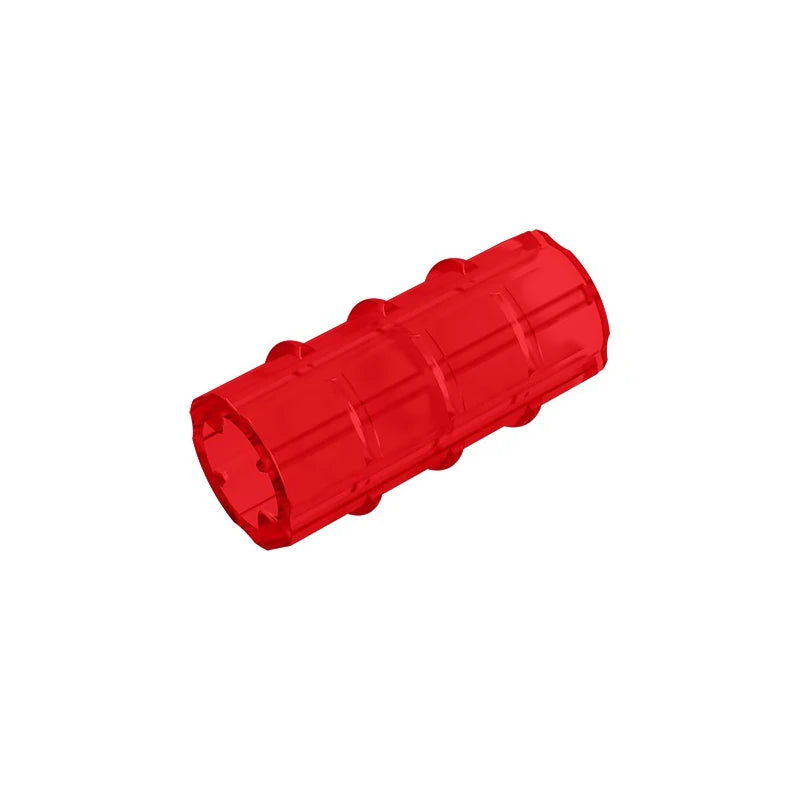 Gobricks Cross Axle Extension M 3 Ribs | Compatible Technical Building Block Connector detail view