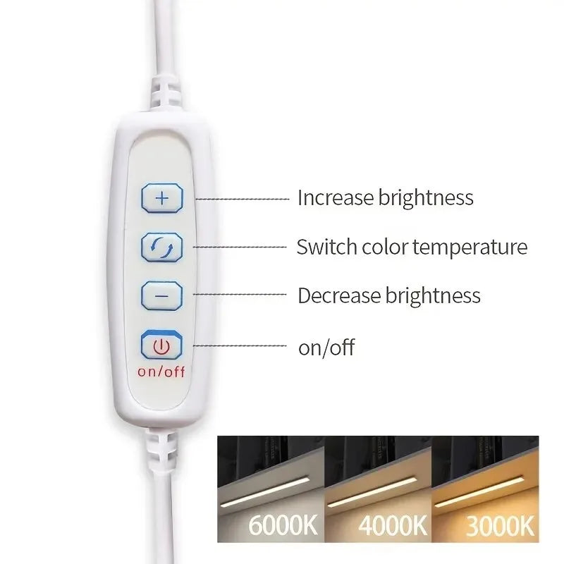 LED Light Under Cabinet Lights | USB Dimmable 3 Color Magnetic Strip lifestyle view