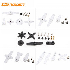 Servo Arm Set 25T 28T Double Head Round Steering Gear for RC Helicopter