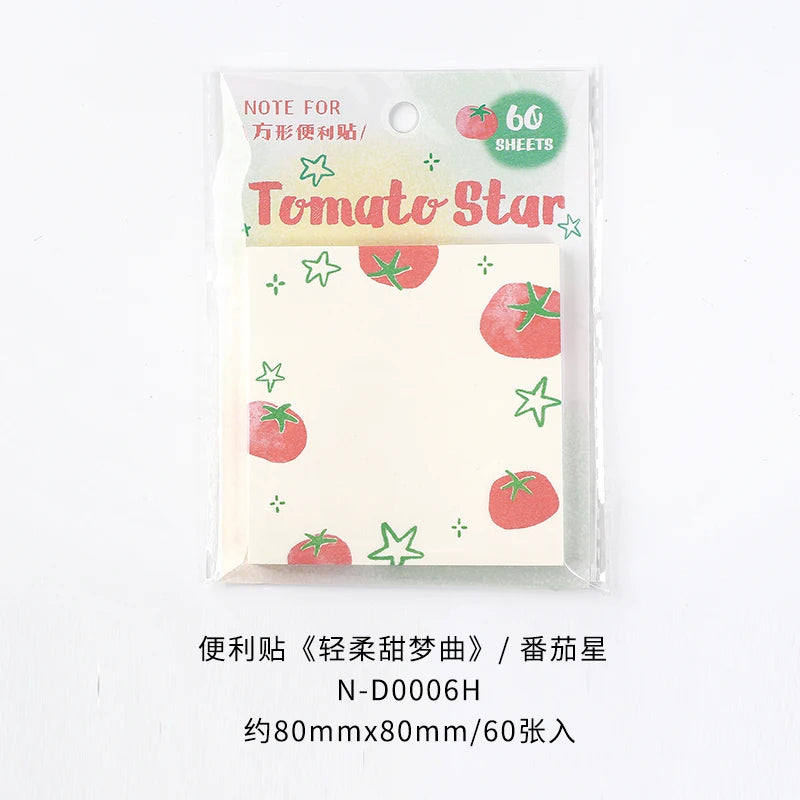 60pcs/lot Kawaii Ins Message Memo DIY Handmade lifestyle view