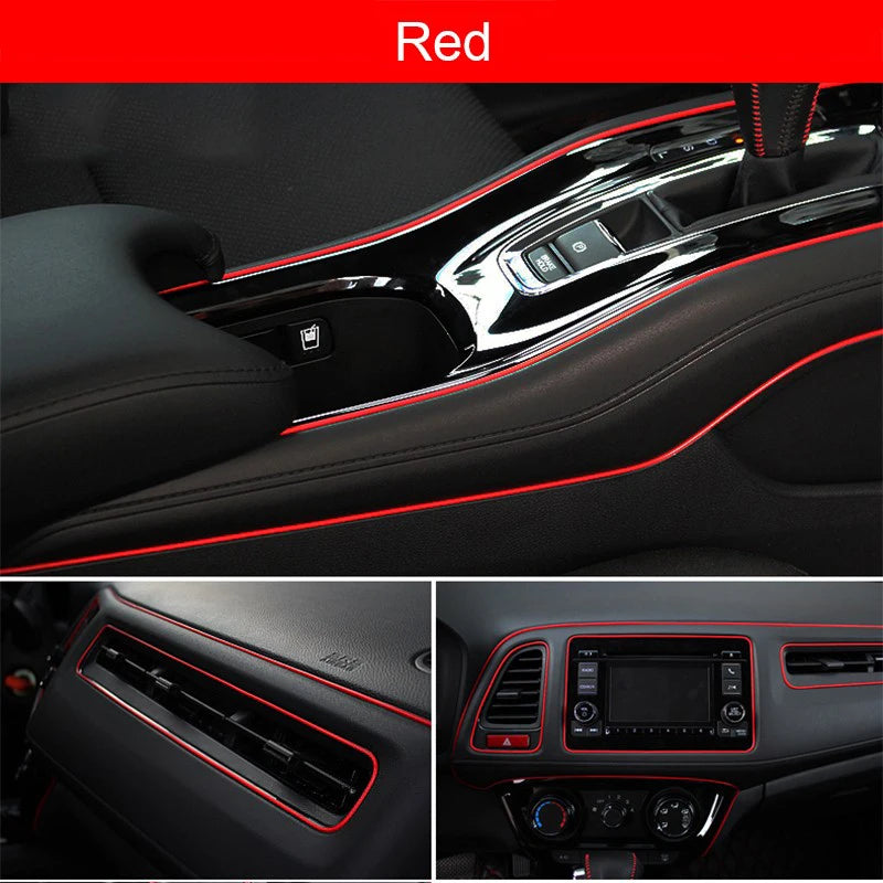 Flexible Car Moulding Decoration Strips Interior Trim close-up view
