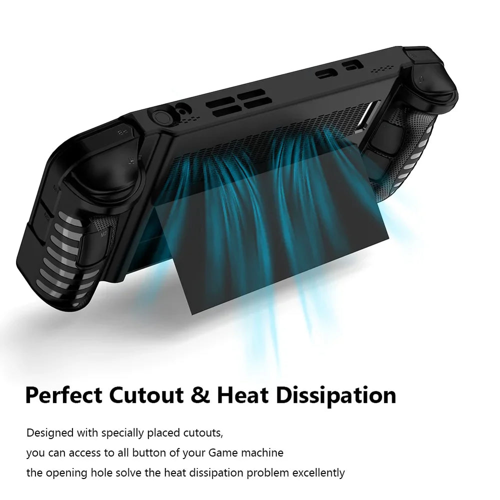 Ultra Thin TPU Soft Case with Kickstand for Lenovo Legion Go | Protective Cover close-up view