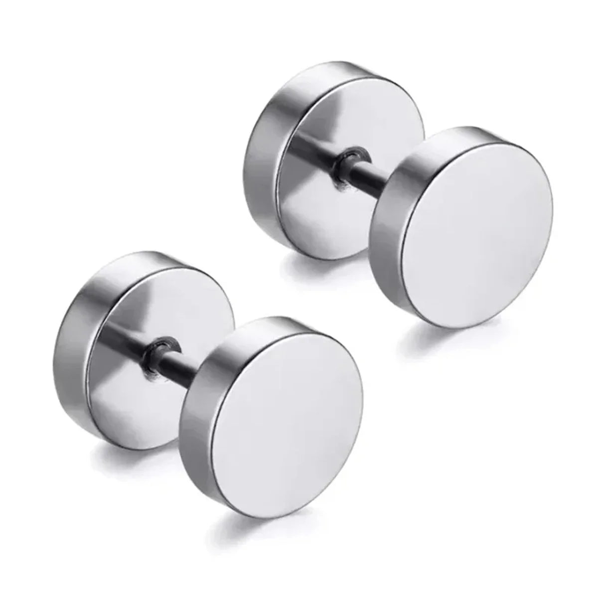 1/15Pairs Punk Cool Gothic Stainless Steel Stud Earrings Set for Men Women,Fashion Tr alternate view