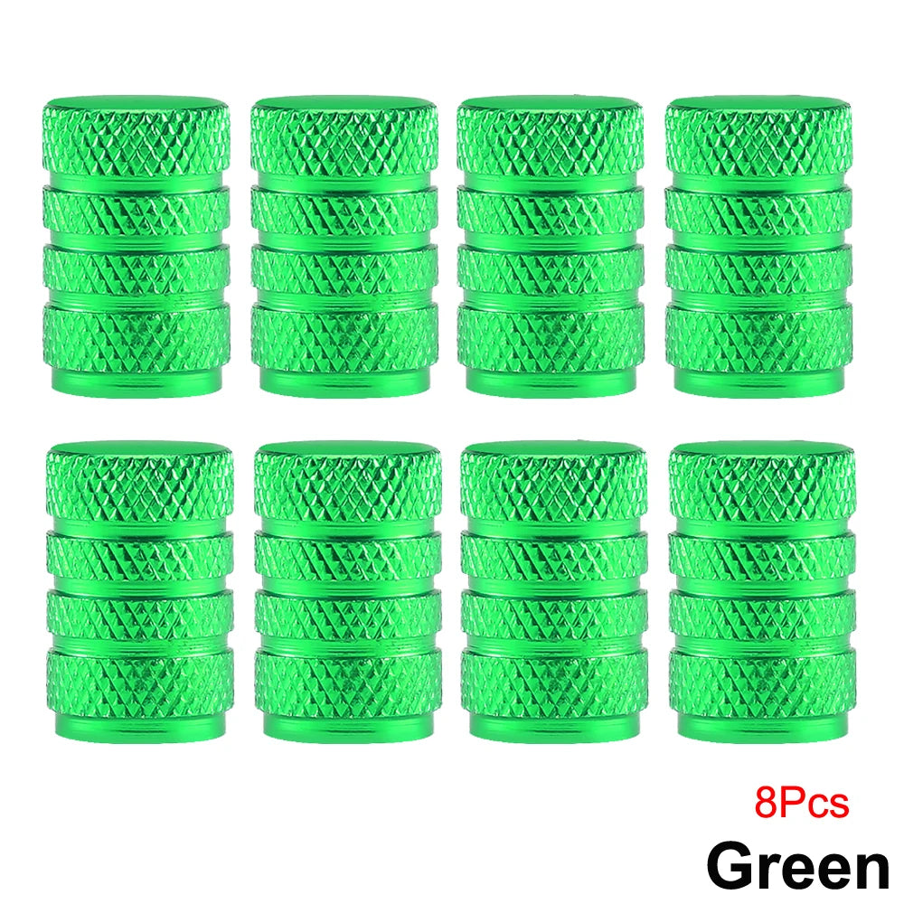 Aluminum Tire Valve Caps, Dustproof Stem Covers for Car Truck Bike detail view