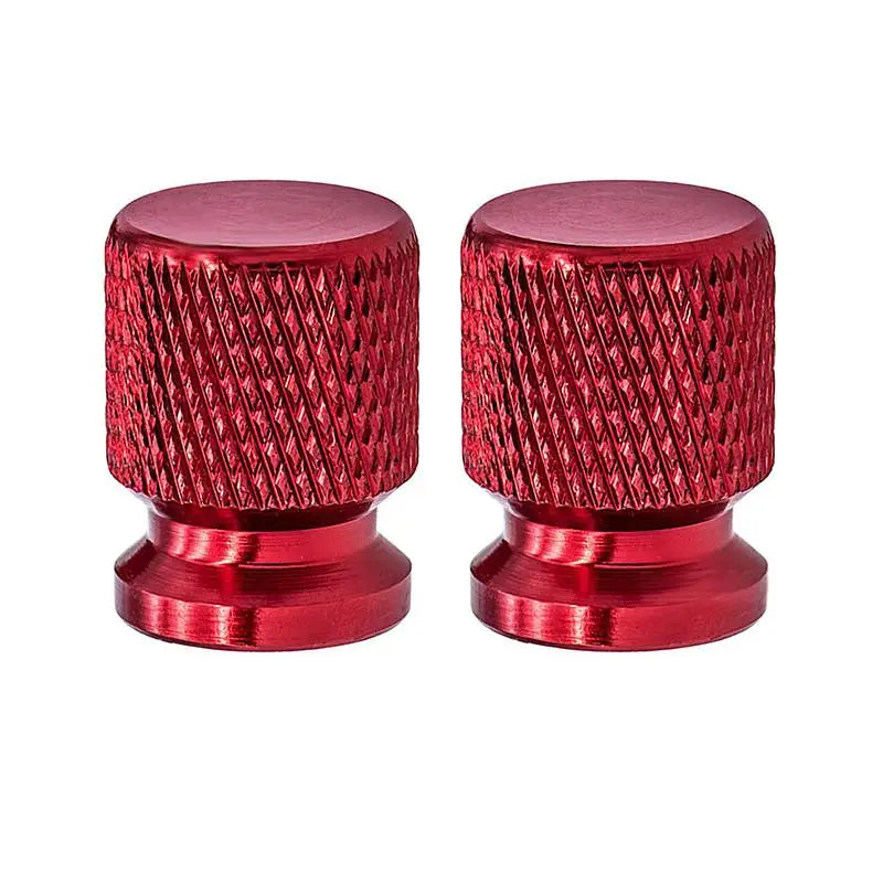Tire Valve Stem Caps, Anodized Aluminum Wheel Valve Covers Accessories, Universal F additional angle