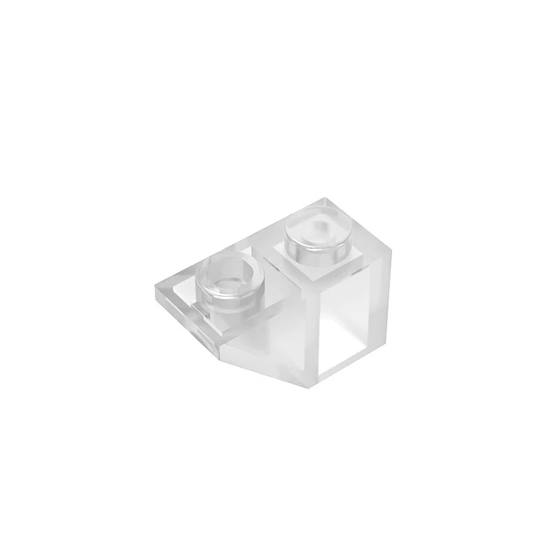 Gobricks GDS-597 Slope, Inverted 45 2x1 | Compatible Building Block for DIY close-up view