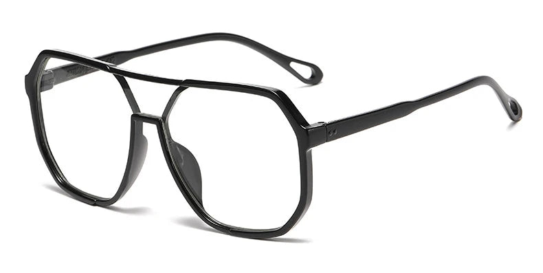 Trendy Polygonal Punk Sunglasses Oversized Advanced Sense One Piece Large Frame Glasses Steampunk Eyewear UV400